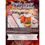 Maple Syrup Harvest Weekend